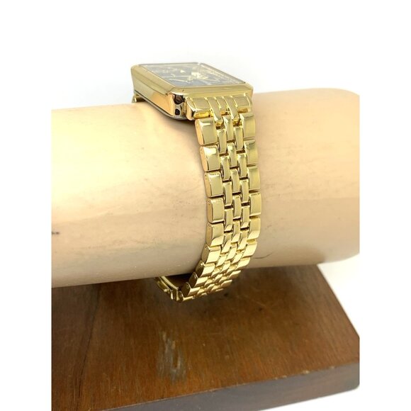 Anne Klein Women's Watch AK/3760 Quartz Black Dial Gold Stainless Steel 24mm - Picture 11 of 13